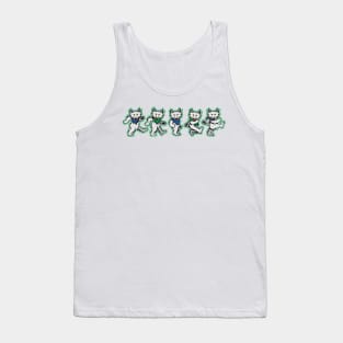 Dancing Grateful Wolves Tank Top